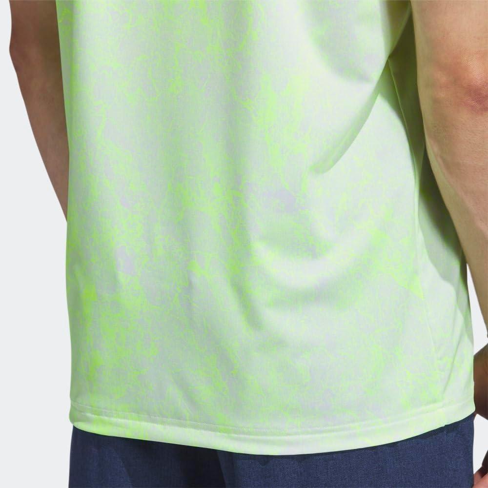 imageadidas Mens Ultimate365 Printed Golf Polo ShirtWhite