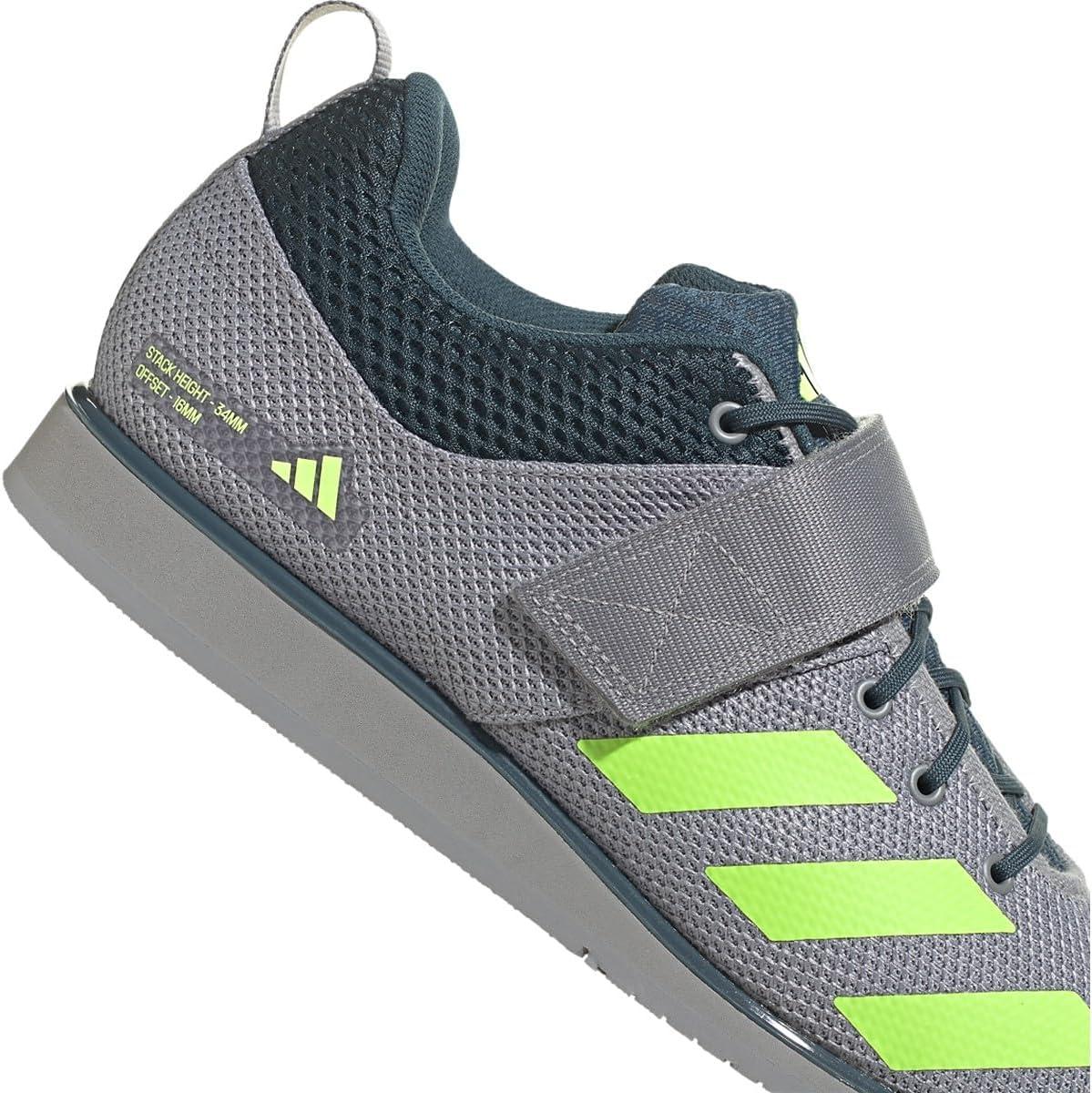 imageadidas UnisexAdult Powerlift 5Grey Threelucid Lemonarctic Night