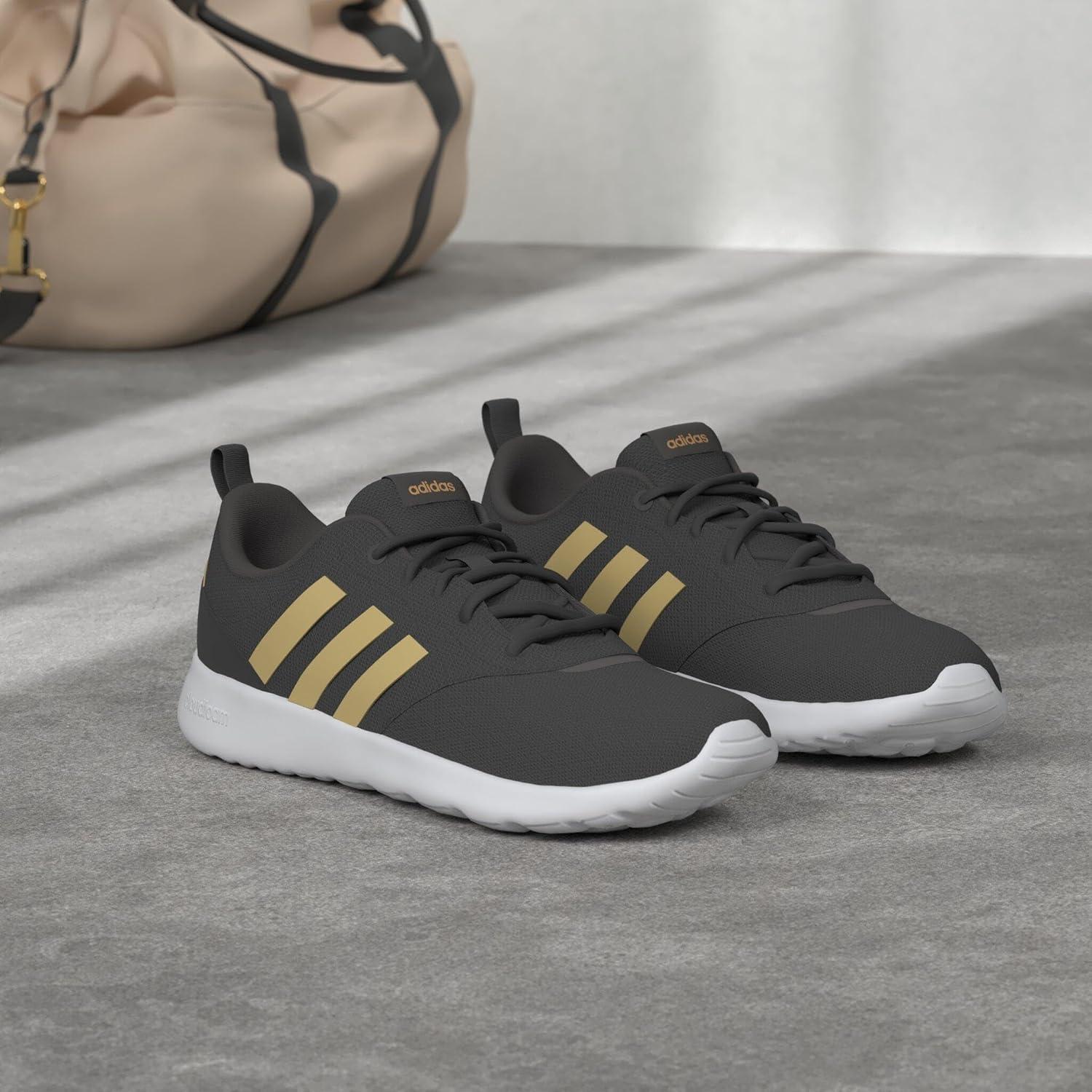 imageadidas Womens Advantage SneakerCore BlackGold MetallicCloud White