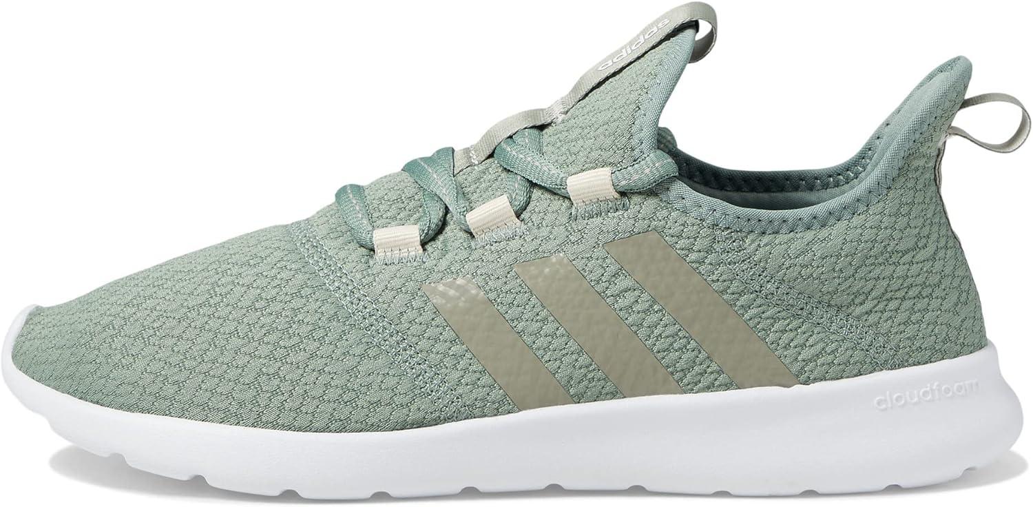 imageadidas Womens Cloudfoam Pure Running ShoeSilver GreenSilver PebbleWonder White