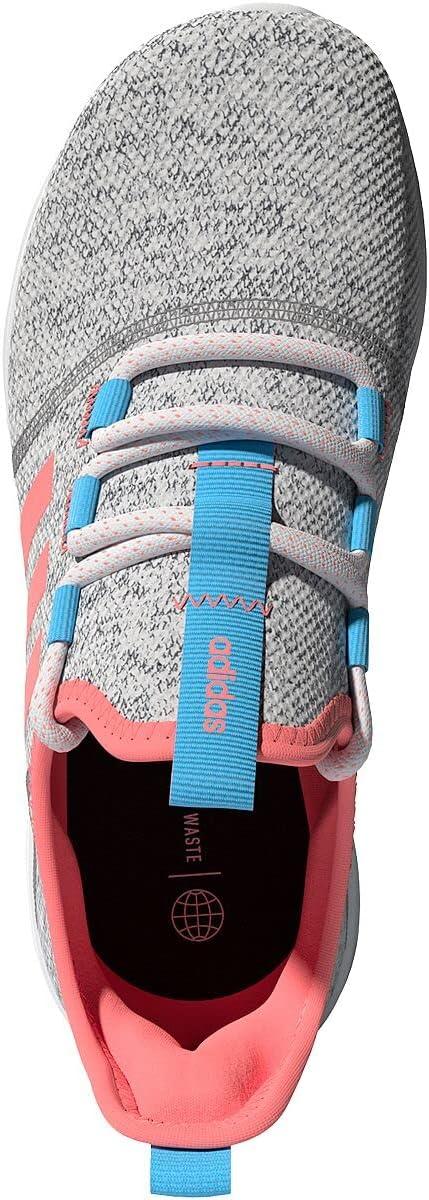 imageadidas Womens Cloudfoam Pure Running ShoeWhiteAcid RedGrey