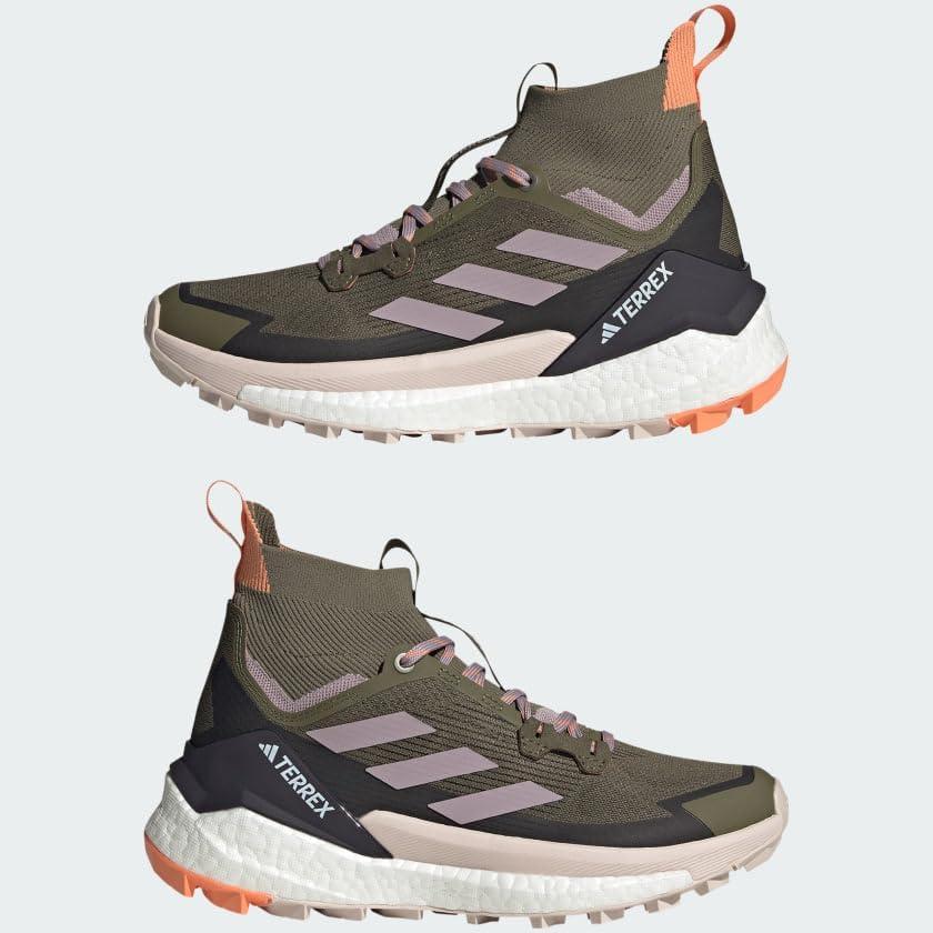 imageadidas Womens Kanadia 2 Trail Running ShoeOlive StrataPreloved FigAmber Tint