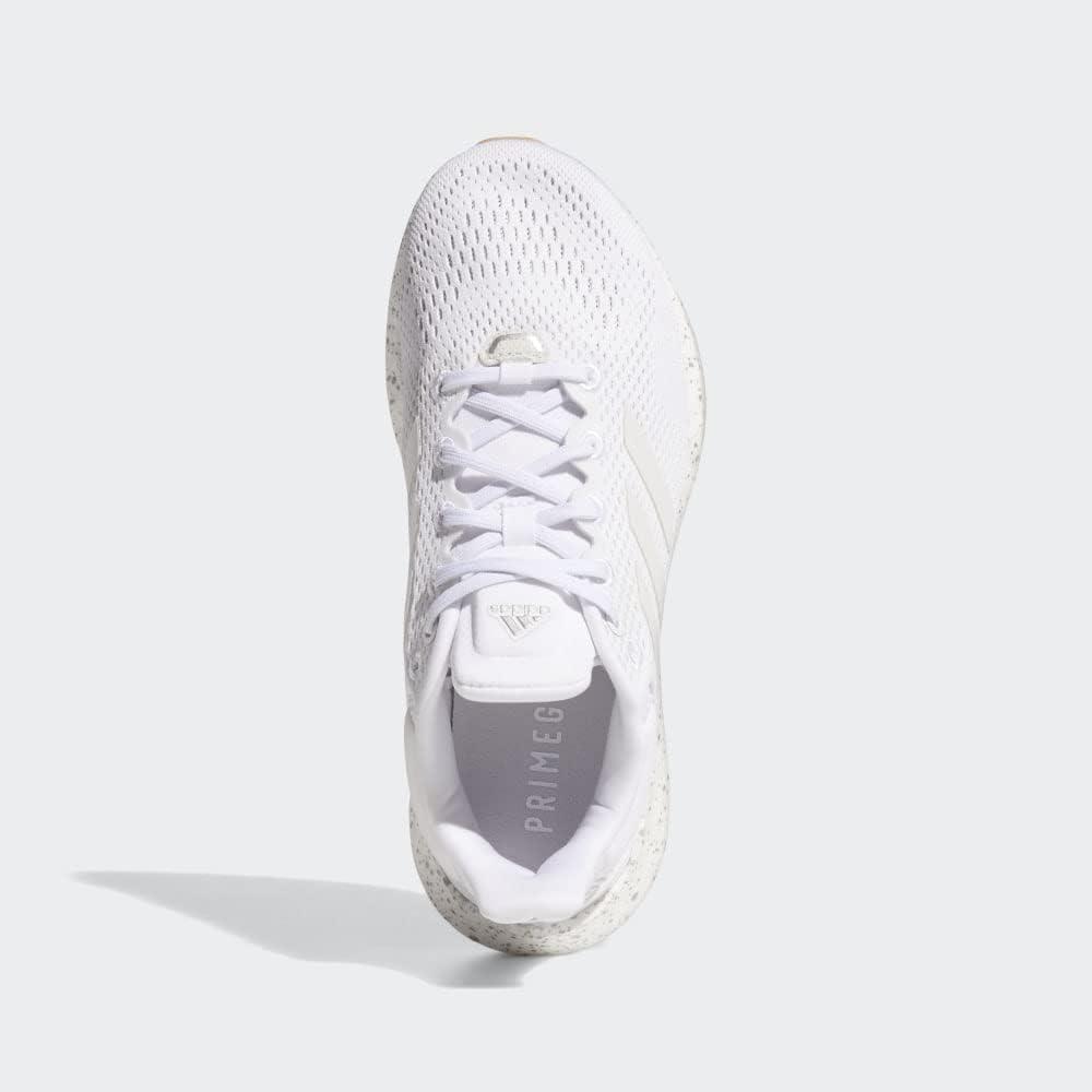 imageadidas Womens Pureboost 21 Running ShoesWhiteWhiteSilver Metallic