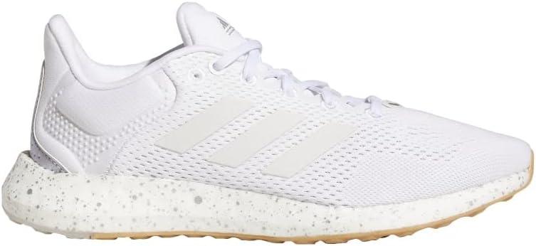 imageadidas Womens Pureboost 21 Running ShoesWhiteWhiteSilver Metallic