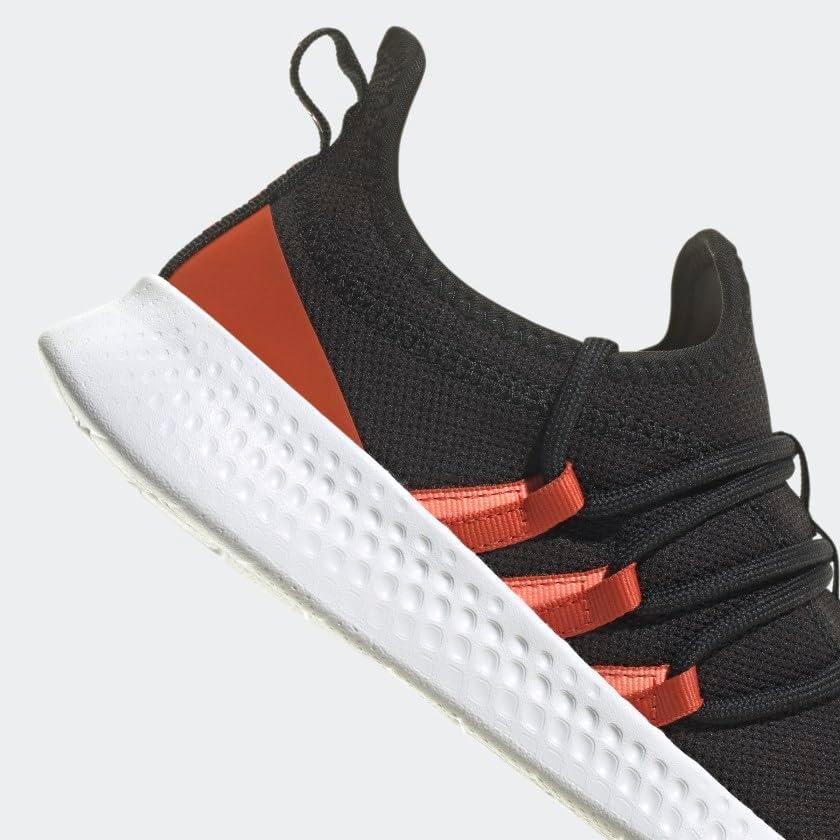 imageadidas Womens PuremotionRunning ShoeBlackWhitePreloved Red