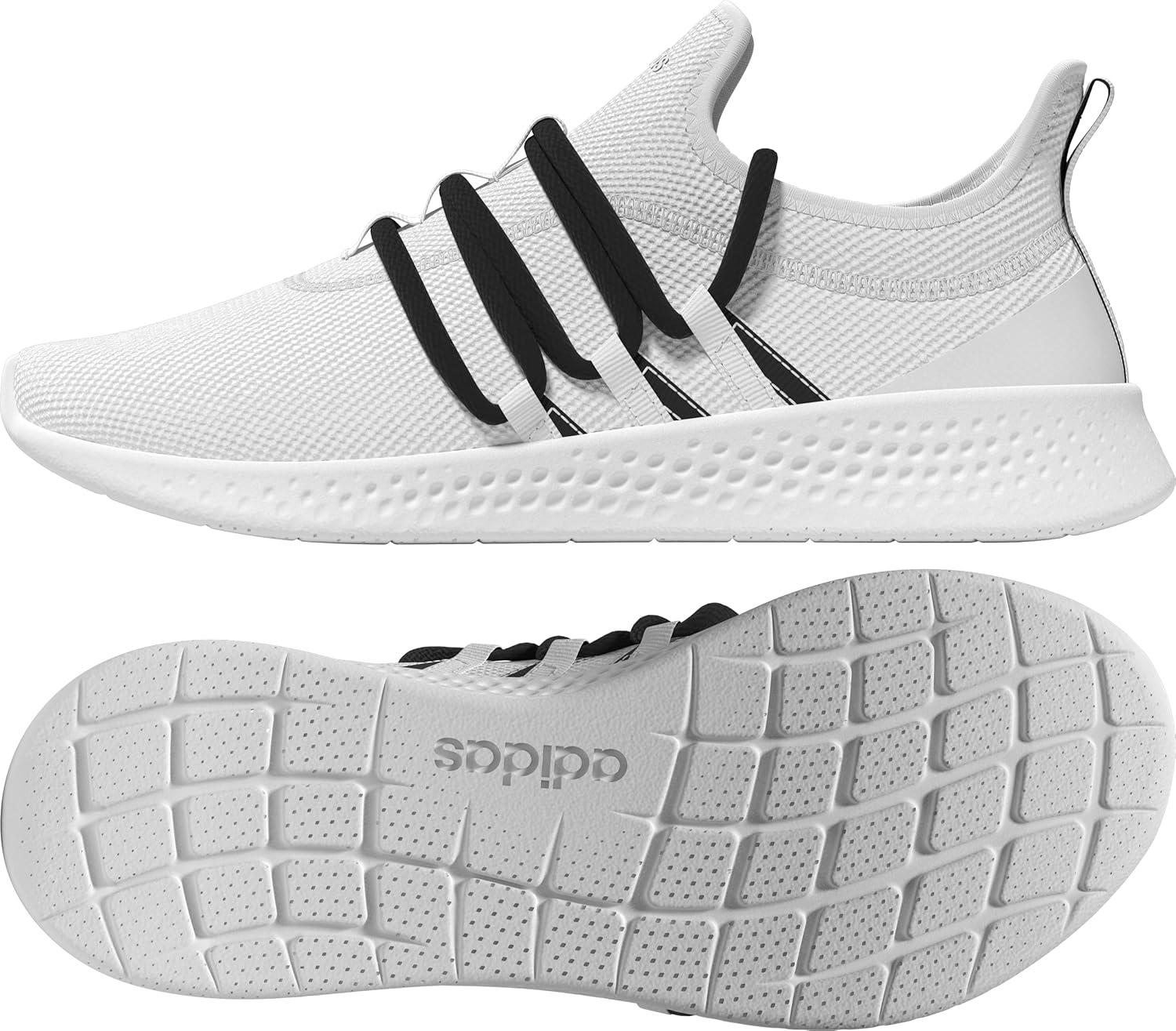 imageadidas Womens PuremotionRunning ShoeWhiteCore BlackWhite