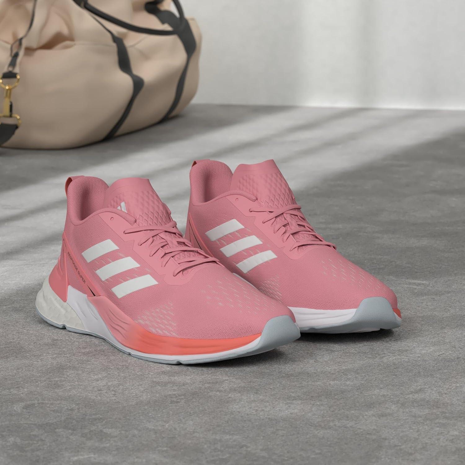 imageadidas Womens Response Super Running ShoeSuper PopIridescentSolar Red