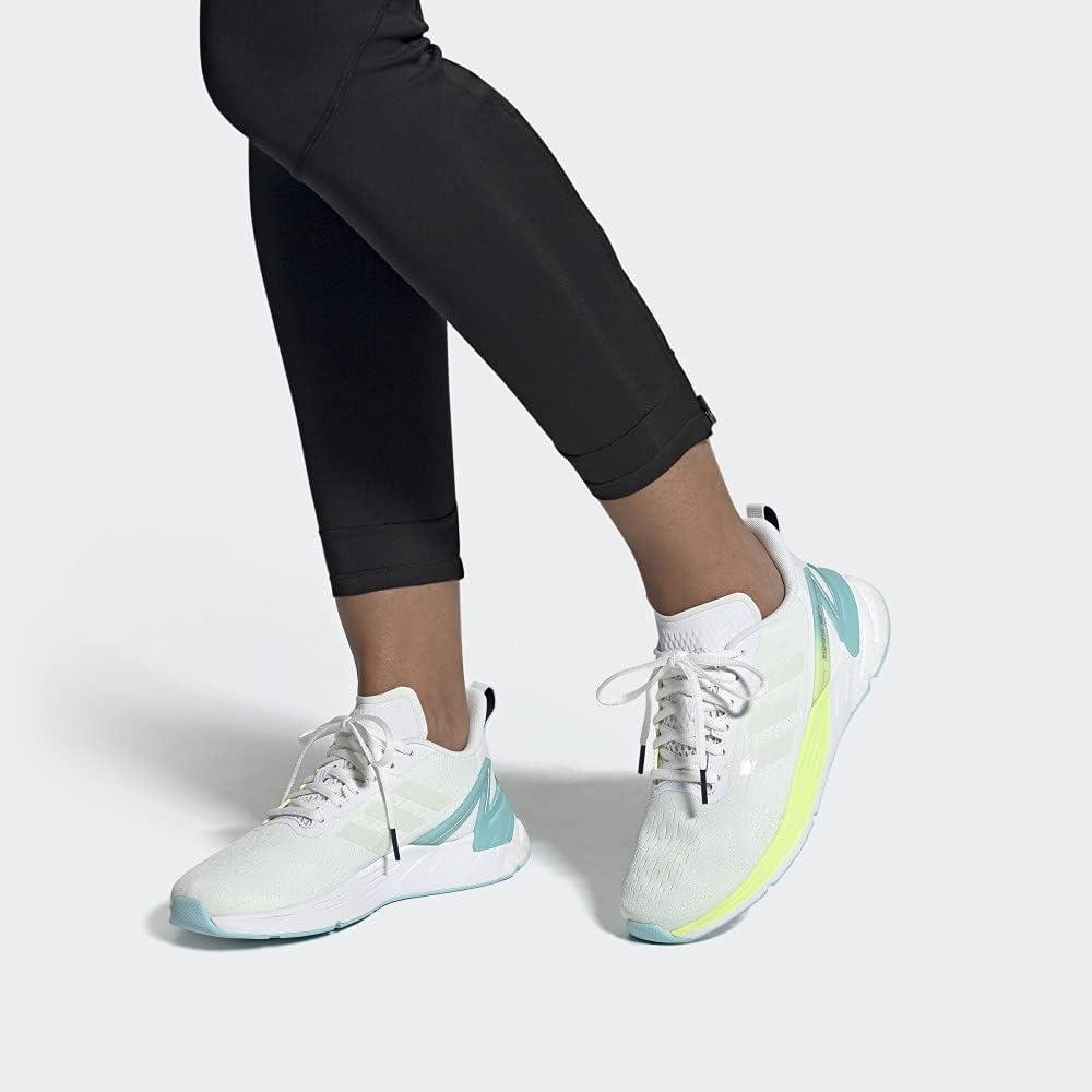 imageadidas Womens Response Super Running ShoeWhiteWhiteYellow