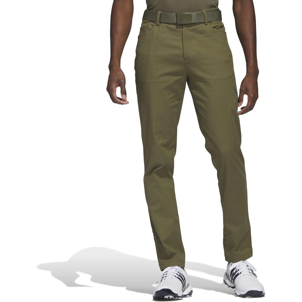 imageadidas Mens Goto 5Pocket Tapered Fit Golf PantsOlive Strata
