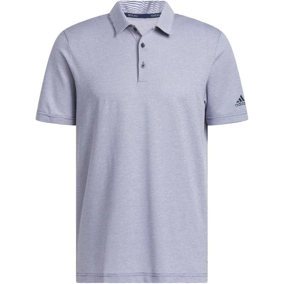 imageadidas Mens Ottoman Golf Polo ShirtCollegiate NavyWhite