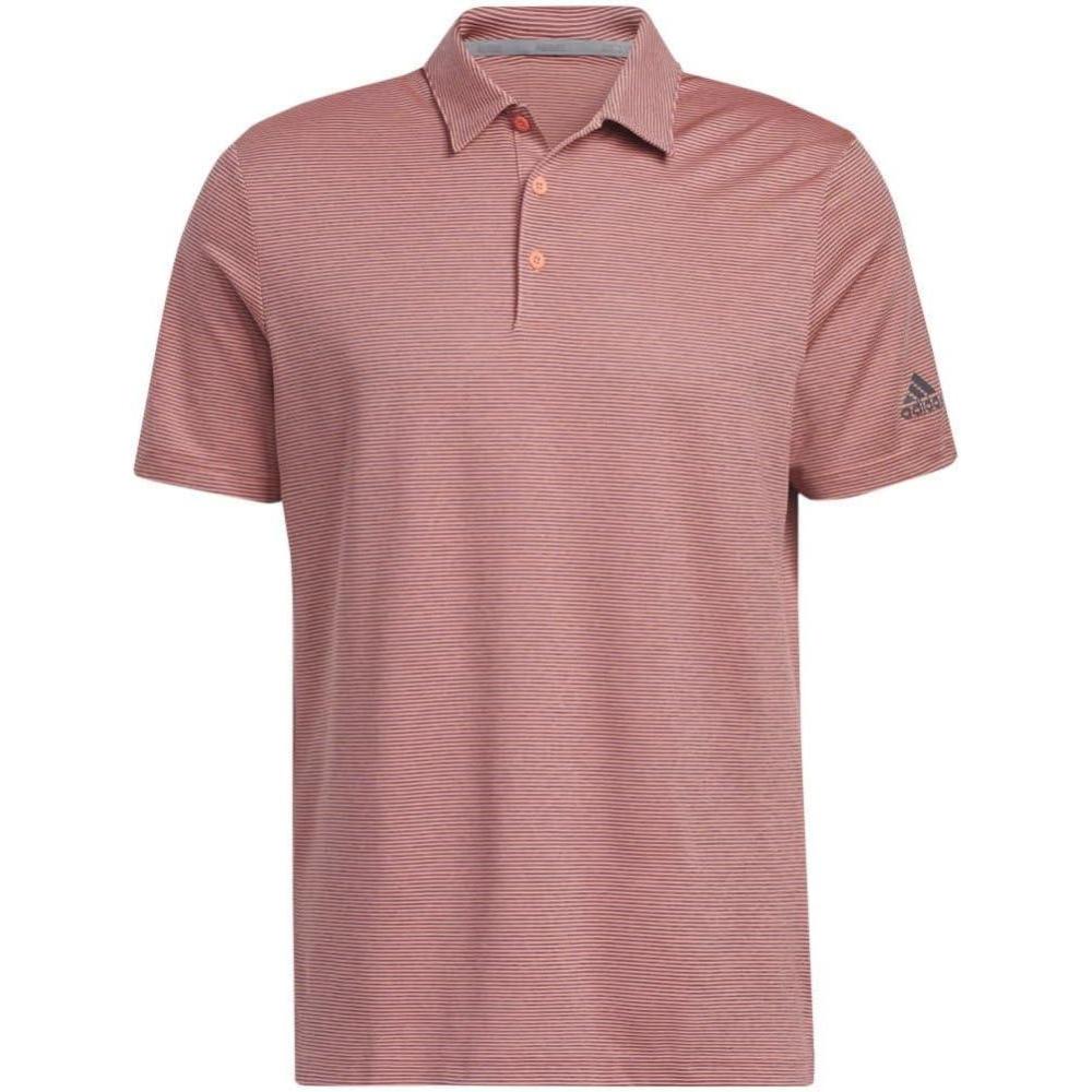 imageadidas Mens Ottoman Golf Polo ShirtCoral FusionGrey Six