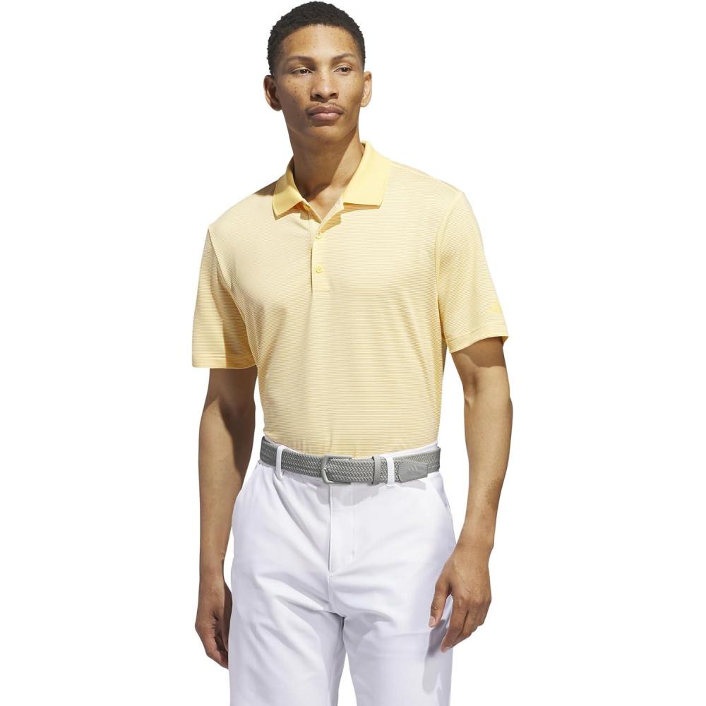 imageadidas Mens Ottoman Golf Polo ShirtIvory