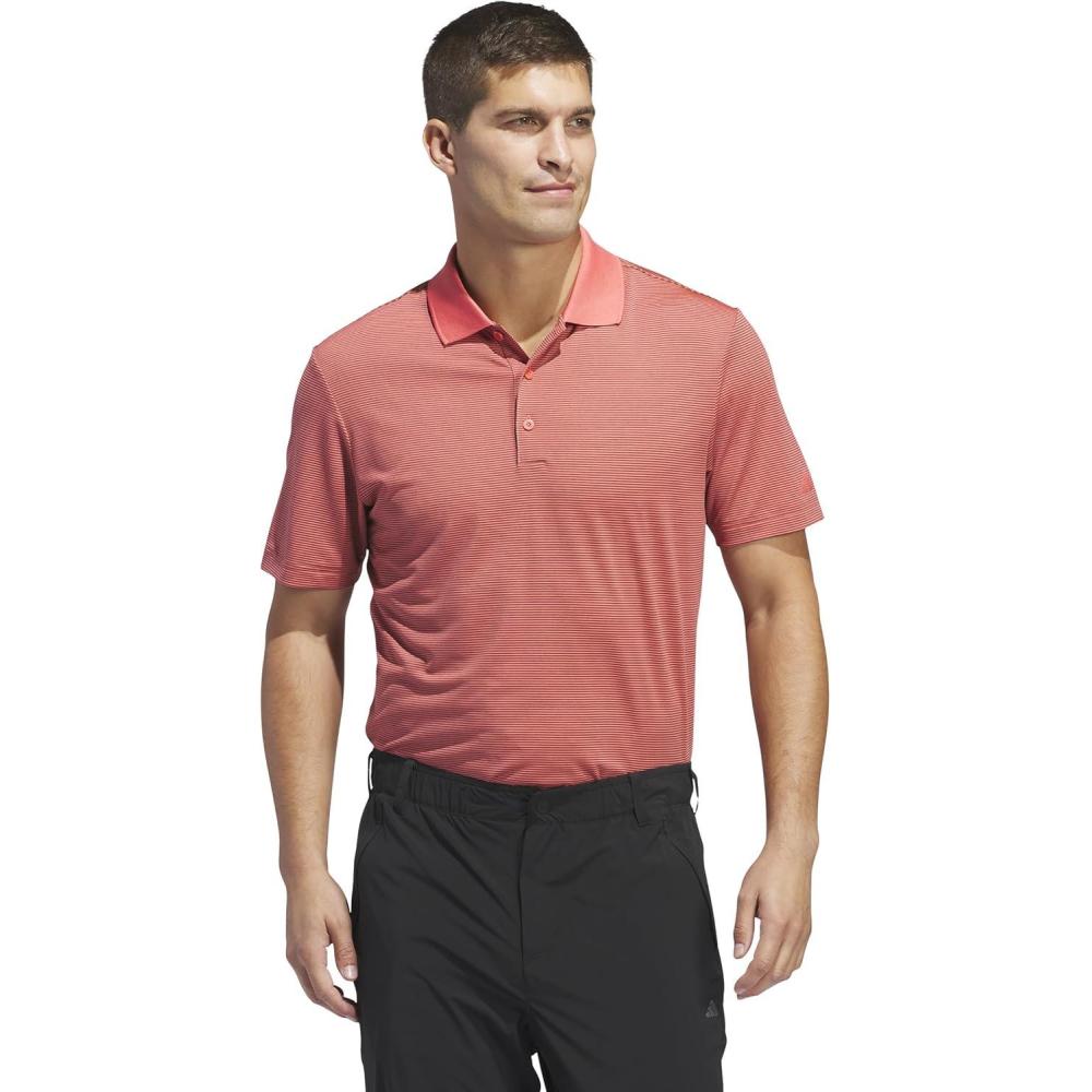 imageadidas Mens Ottoman Golf Polo ShirtPreloved Scarlet