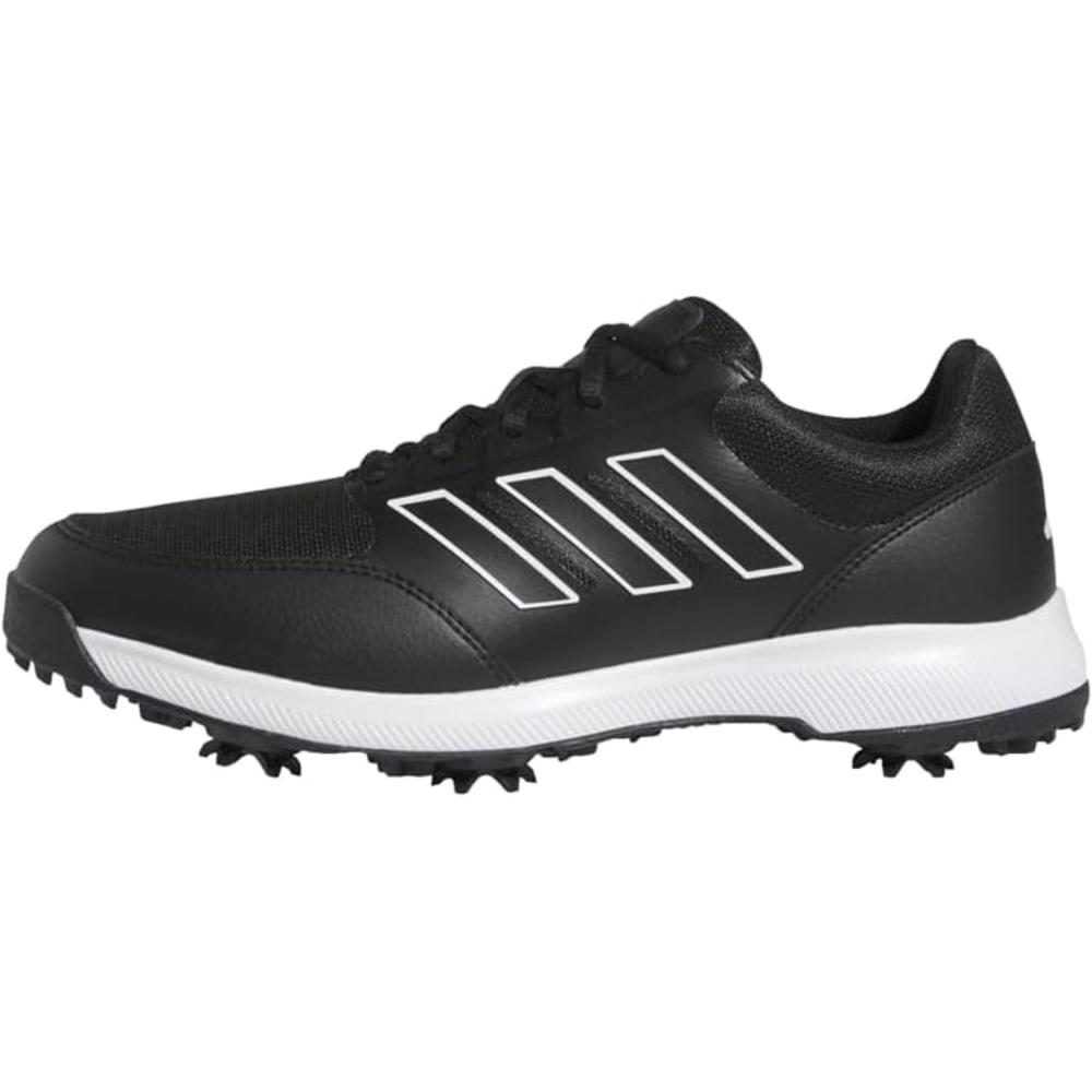 imageadidas Mens Tech Response 30 Golf ShoesCore BlackFootwear White