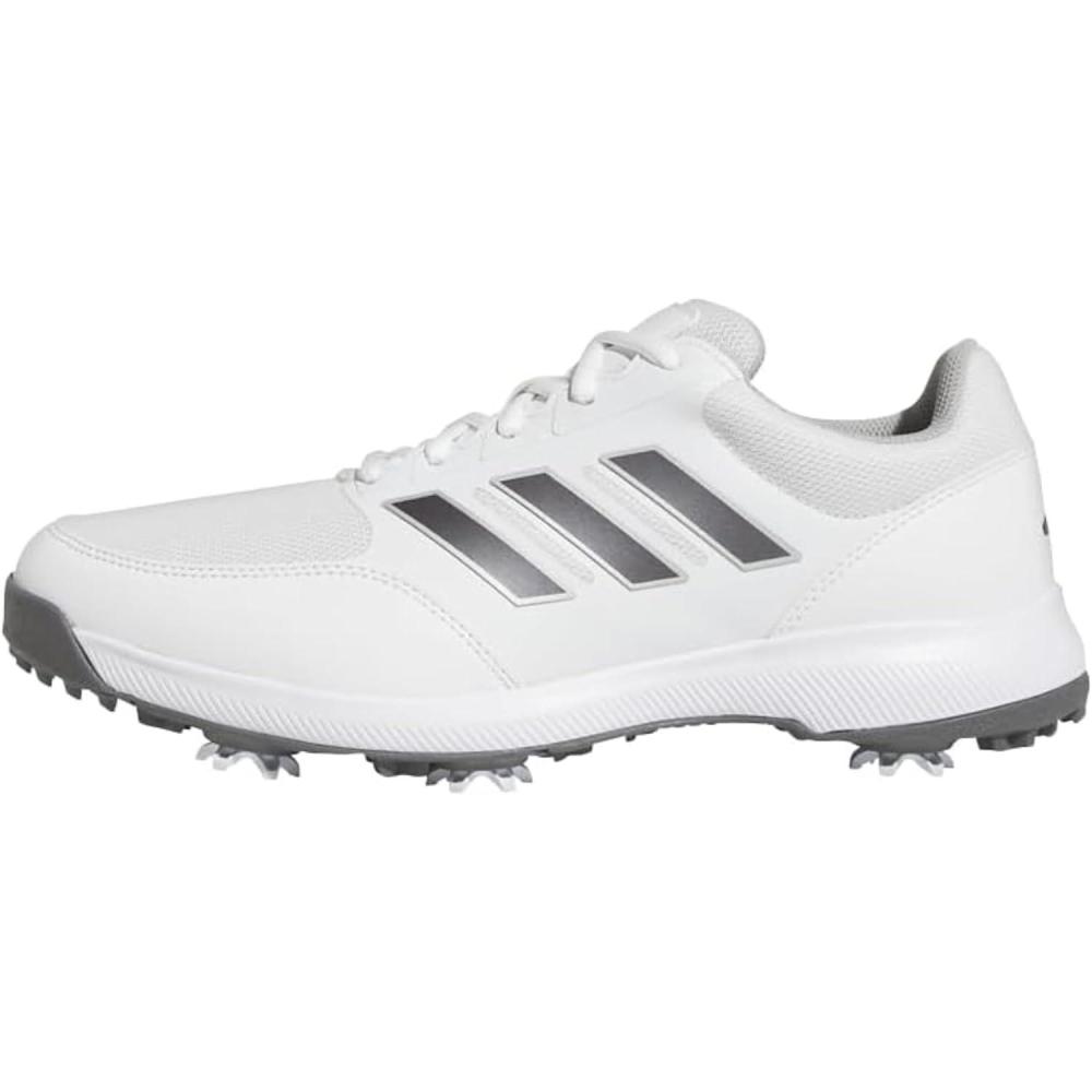imageadidas Mens Tech Response 30 Golf ShoesFootwear WhiteDark Silver MetallicSilver Metallic