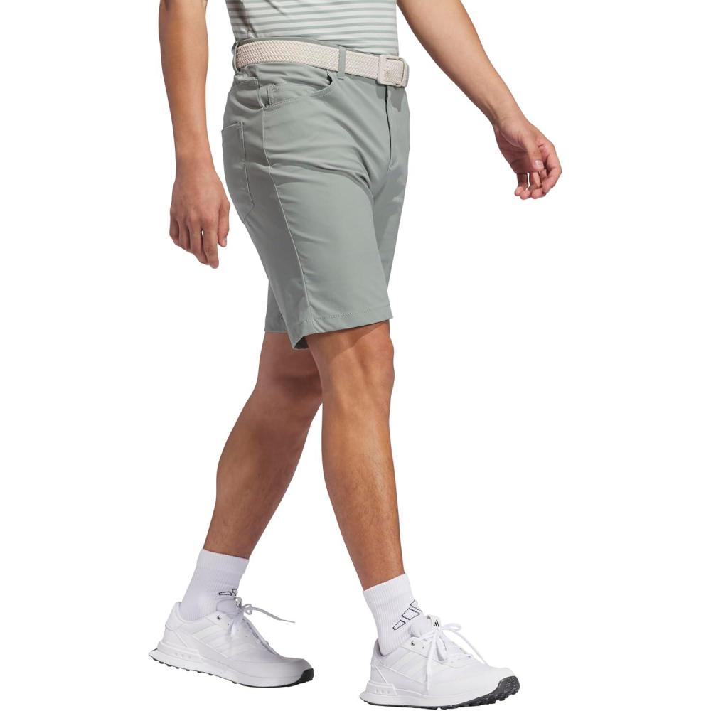 imageadidas Mens Ultimate365 85inch 5Pocket ShortSilver Green 23