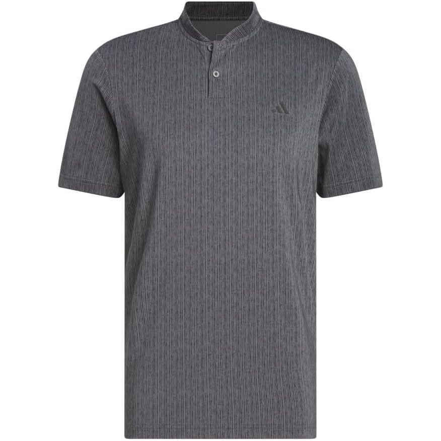 imageadidas Mens Ultimate365 Printed Golf Polo ShirtGrey SixBlack