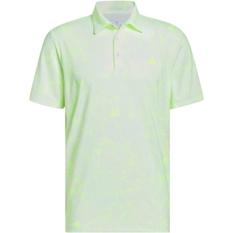 imageadidas Mens Ultimate365 Printed Golf Polo ShirtWhite