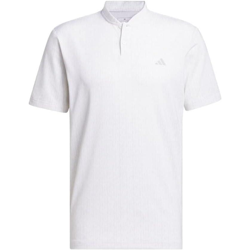 imageadidas Mens Ultimate365 Printed Golf Polo ShirtWhiteGrey Two