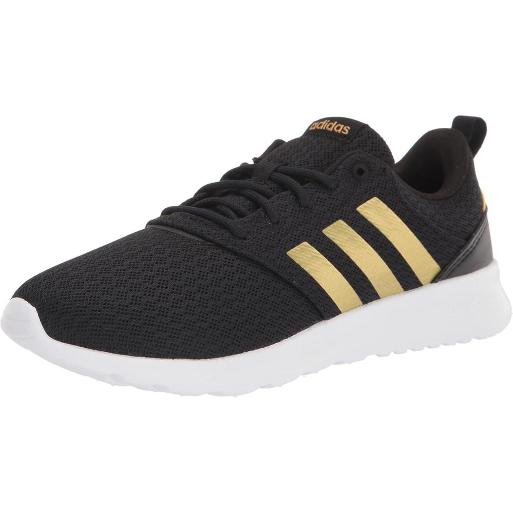imageadidas Womens Advantage SneakerCore BlackGold MetallicCloud White