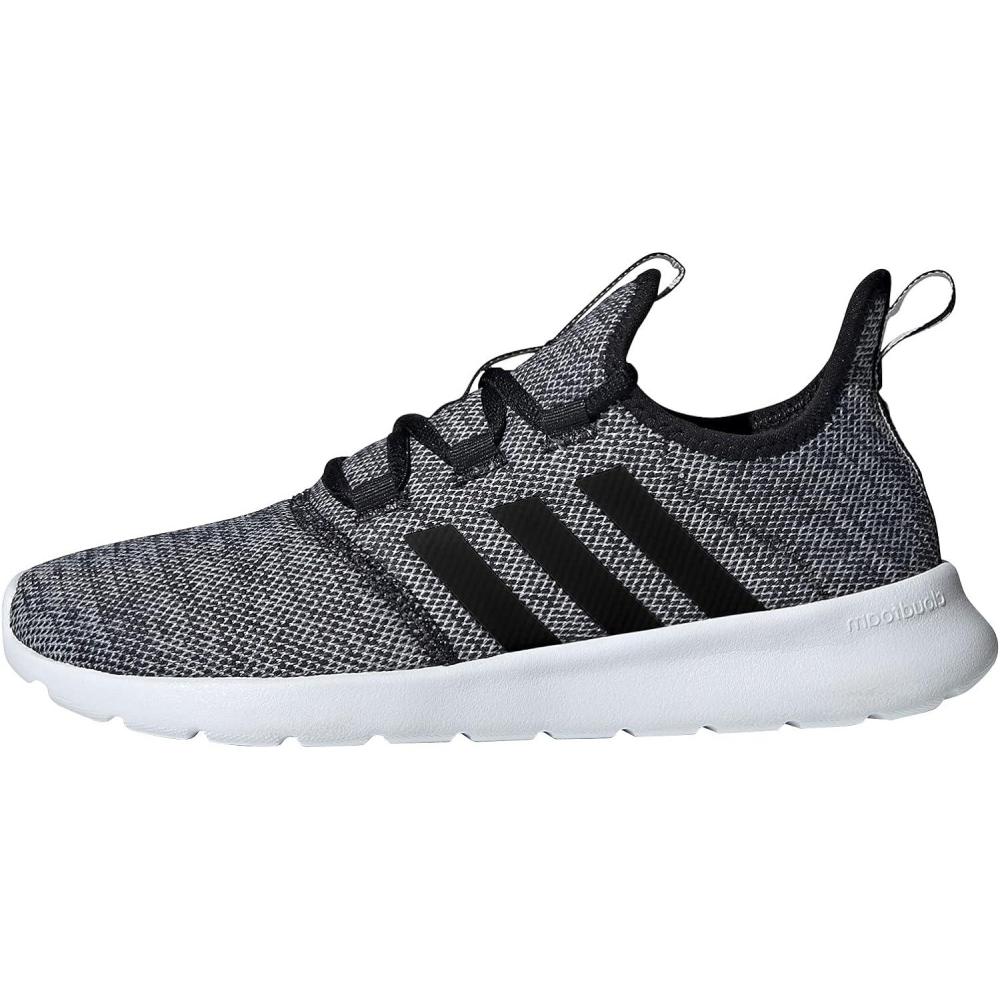 imageadidas Womens Cloudfoam Pure Running ShoeBlackBlackWhite 1