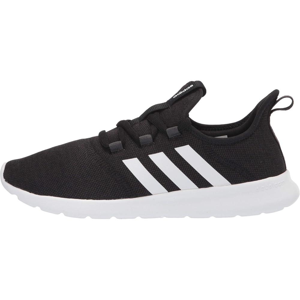 imageadidas Womens Cloudfoam Pure Running ShoeBlackWhiteCarbon