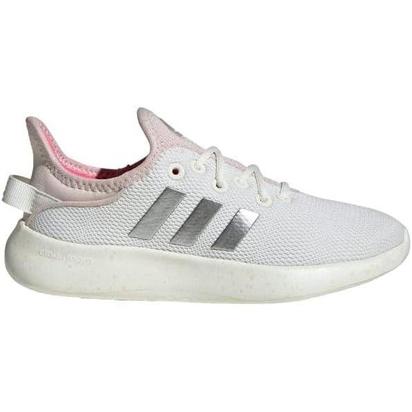 imageadidas Womens Cloudfoam Pure Running ShoeOff WhiteSilver MetallicPutty Mauve