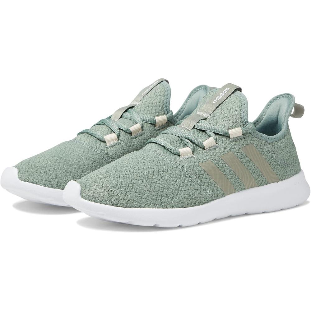 imageadidas Womens Cloudfoam Pure Running ShoeSilver GreenSilver PebbleWonder White