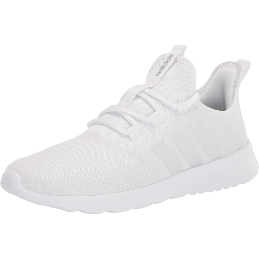 imageadidas Womens Cloudfoam Pure Running ShoeWhiteWhiteSilver Metallic