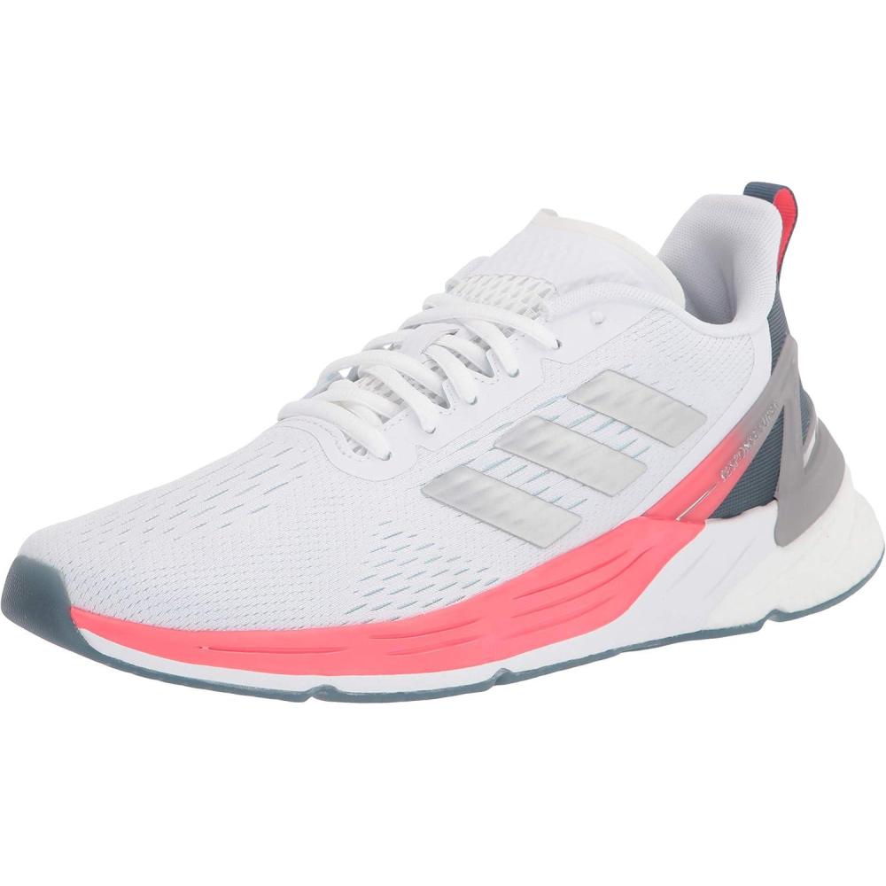 imageadidas Womens Response Super Running ShoeWhiteSilver MetallicBlue