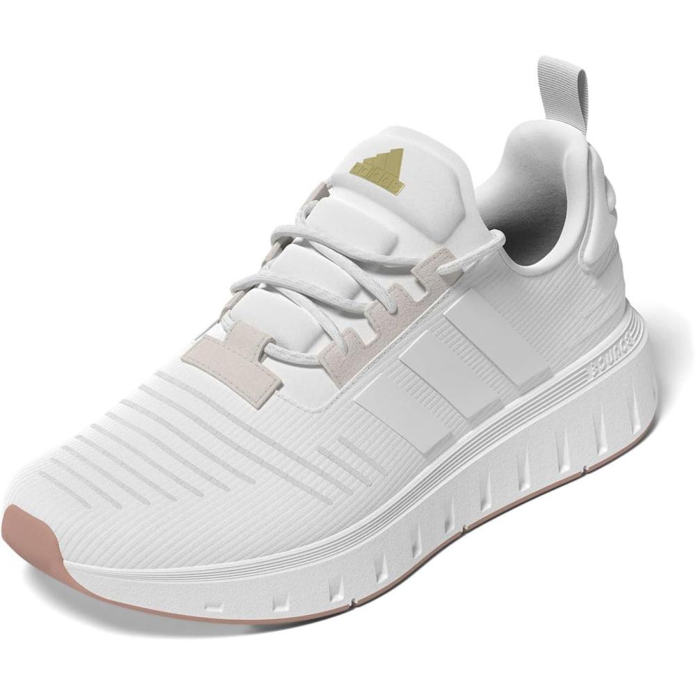 imageadidas Womens Swift Run ShoesWhiteWhiteGold Metallic