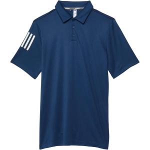 adidas Boys’ 3-Stripes Golf Polo Shirt(Navy)