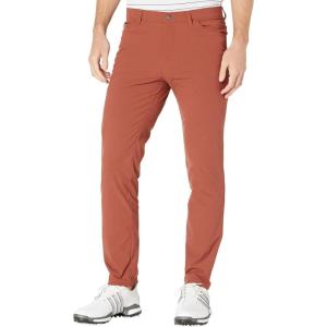 adidas Men’s Go-to 5-Pocket Primegreen Golf Pants(Wild Sepia)