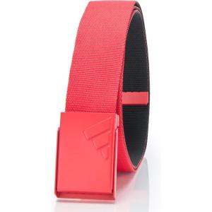 adidas Men’s Reversible Web Golf Belt(Pure Ruby/Black)
