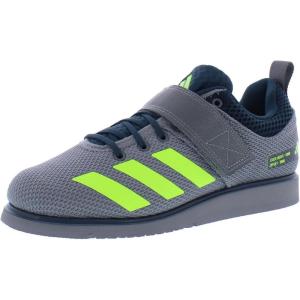 adidas Unisex-Adult Powerlift 5(Grey Two/Arctic Night/Lucid Lemon-grey)