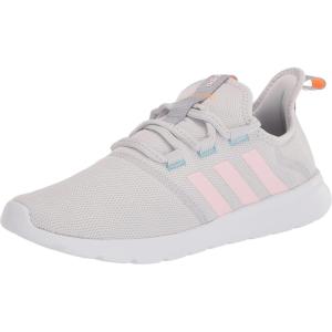 adidas Women’s Cloudfoam Pure Running Shoe(Dash Grey/Clear Pink/Flash Orange)