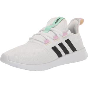 adidas Women’s Cloudfoam Pure Running Shoe(White/Black/Pulse Mint)
