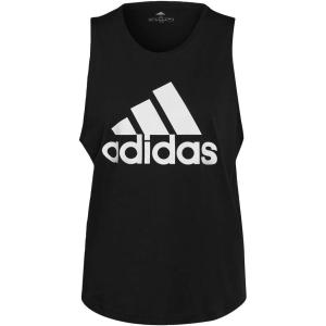 adidas Women’s Essentials Big Logo Tank Top(Black/White)