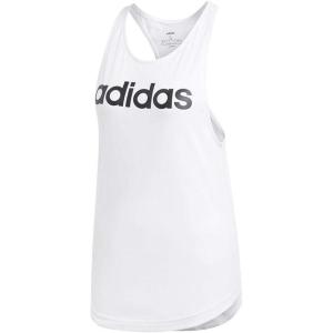 adidas Women’s Essentials Linear Tank Top(White/Black)