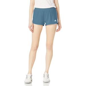 adidas Women’s Pacer 3-Stripes Woven Shorts(Altered Blue)