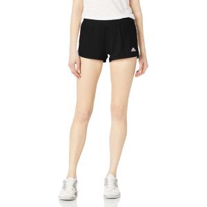 adidas Women’s Pacer 3-Stripes Woven Shorts(Black/Clear Pink)