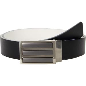 adidas mens 3-stripes Tour Belt(Black/White 24)