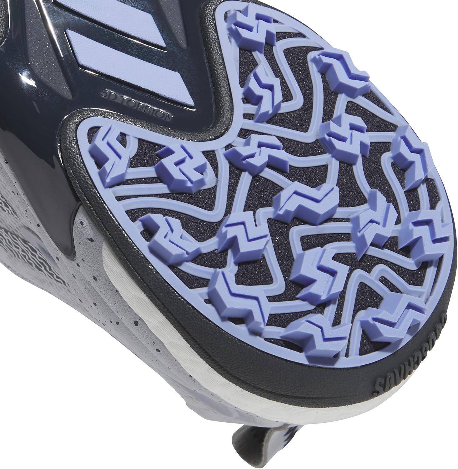 imageAdidas Mens Golf CODECHAOS 25 Spikeless ShoesDash GreyAurora InkHalo Silver