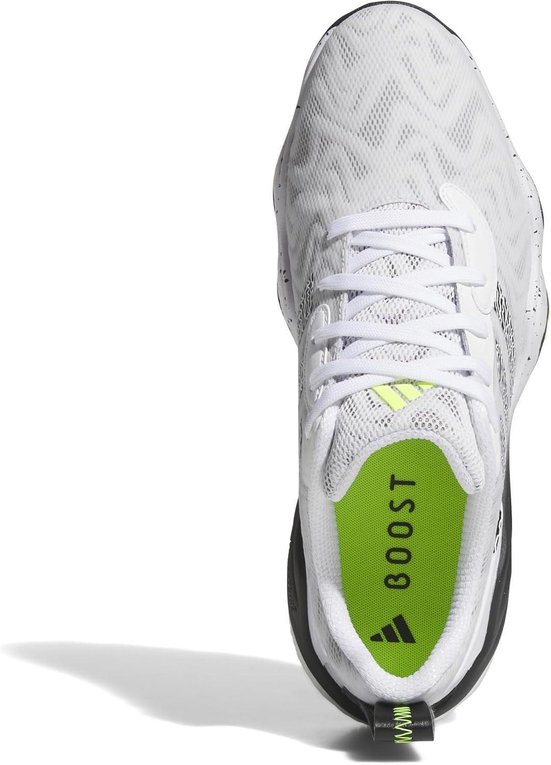 imageAdidas Mens Golf CODECHAOS 25 Spikeless ShoesFootwear WhiteCore BlackLucid Lemon