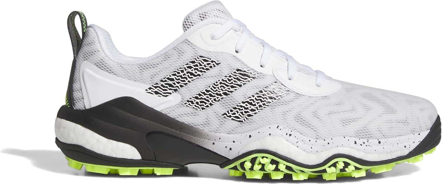 imageAdidas Mens Golf CODECHAOS 25 Spikeless ShoesFootwear WhiteCore BlackLucid Lemon