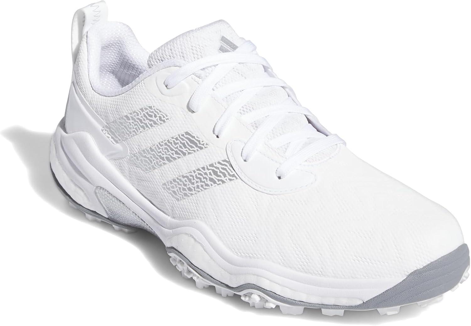 imageAdidas Mens Golf CODECHAOS 25 Spikeless ShoesFootwear WhiteSilver MetallicGrey Two