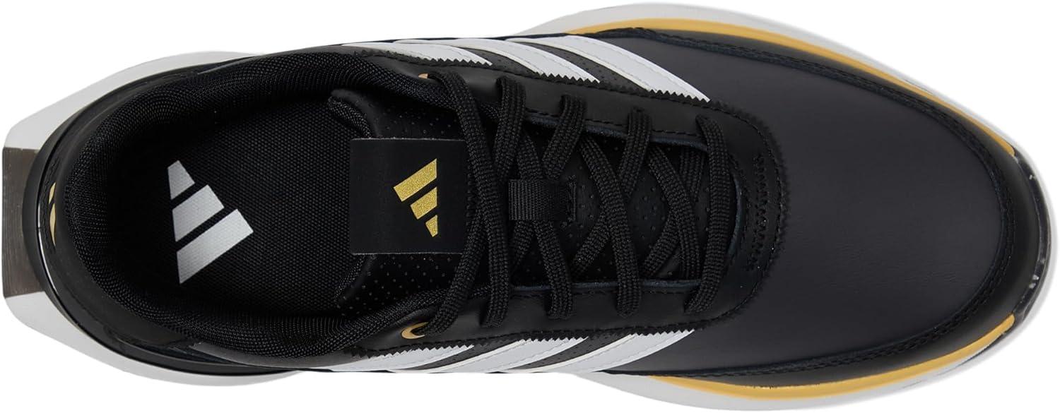 imageAdidas Mens S2g Spikeless Leather 24 Golf ShoesCore BlackFootwear WhiteOat