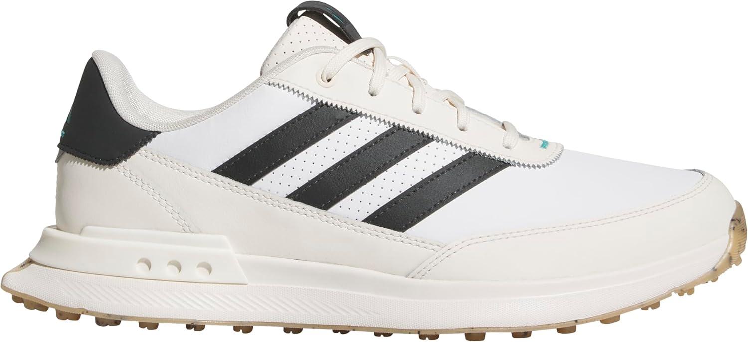 imageAdidas Mens S2g Spikeless Leather 24 Golf ShoesFootwear WhiteCarbonChalk White