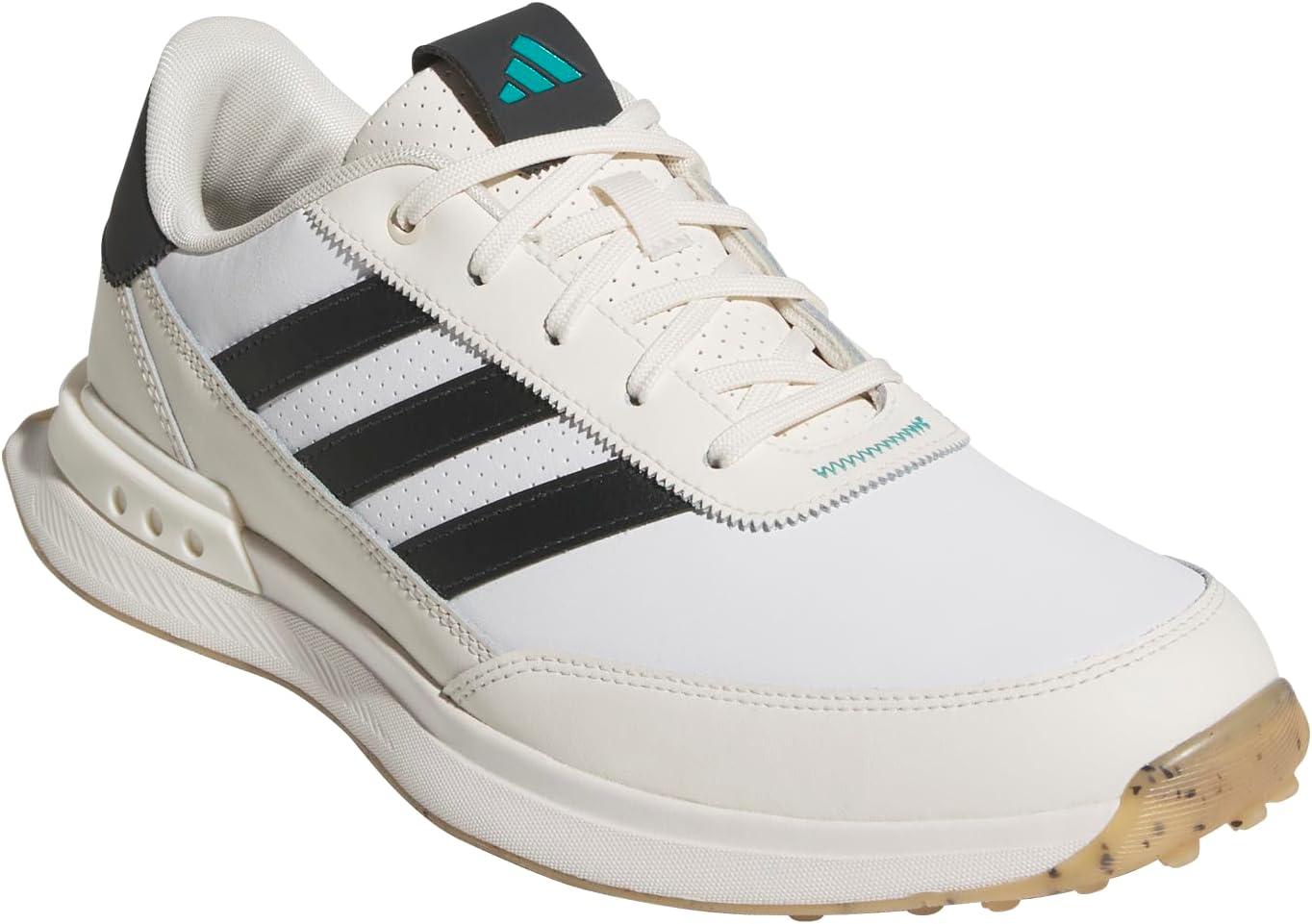 imageAdidas Mens S2g Spikeless Leather 24 Golf ShoesFootwear WhiteCarbonChalk White