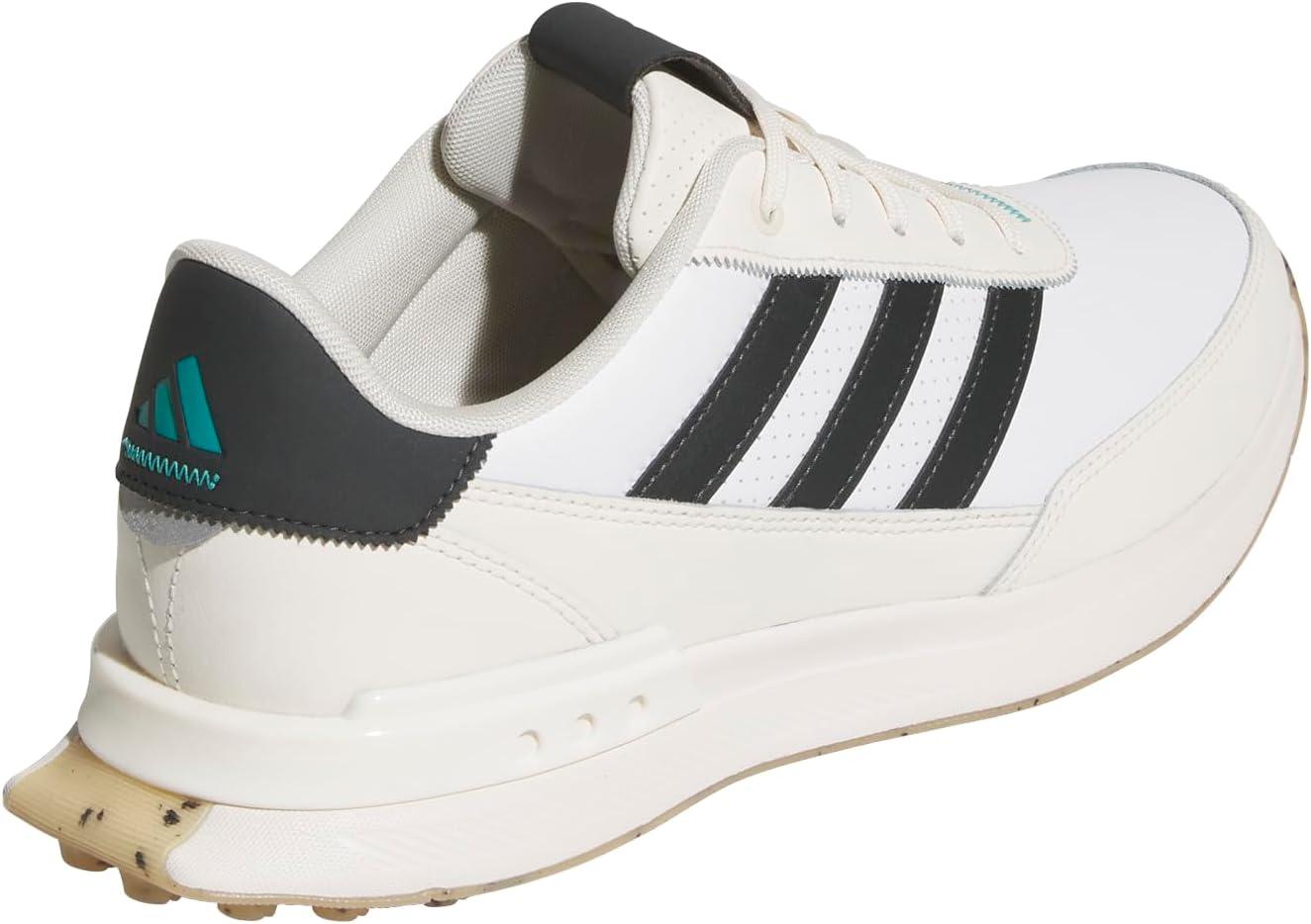 imageAdidas Mens S2g Spikeless Leather 24 Golf ShoesFootwear WhiteCarbonChalk White